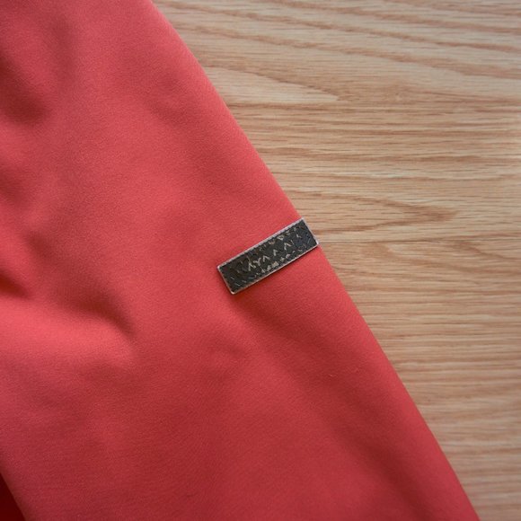 MAYA MAYA Women s Climate Control Embroidered Orange Slim Jacket Size L - Picture 7 of 14